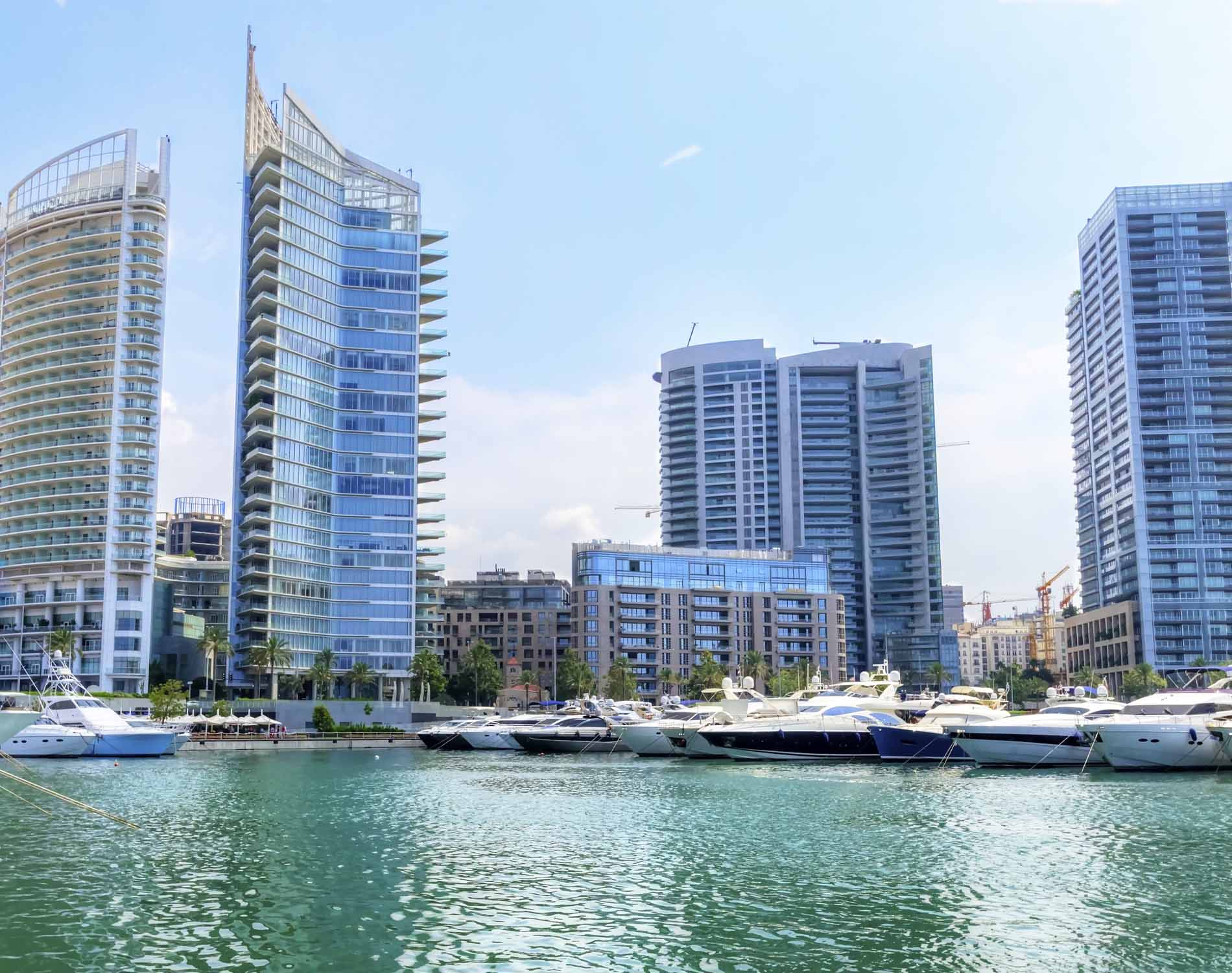 Zaitunay Bay in Beirut Lebanon