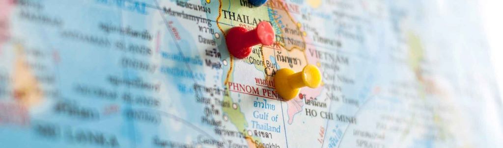 Map of South East Asia
