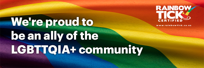We're proud to be an ally of the LGBTTQIA+ community